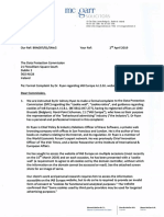 3 April 2019 Complaint To Data Protection Commission of Ireland Regarding IAB Europe Cookie Wall and Consent Guidance