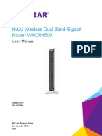 N900 Wireless Dual Band Gigabit Router WNDR4500: User Manual