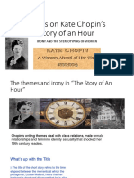 Kate Chopin's Story of an Hour: An Analysis of Irony and Women's Roles