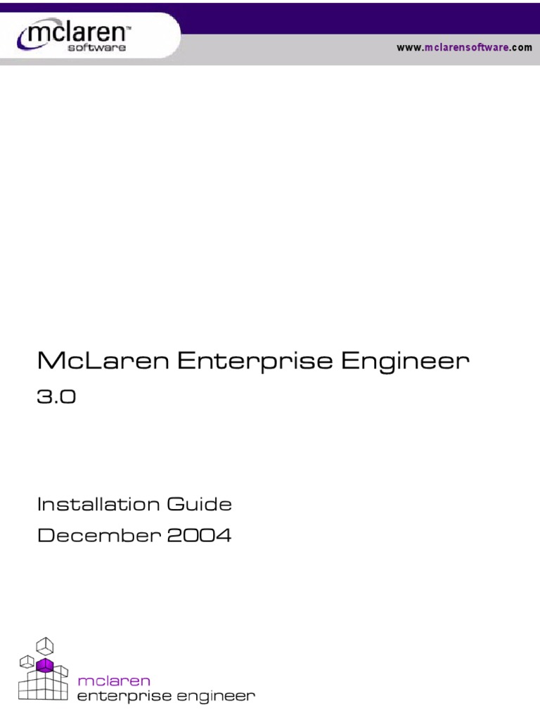 Mclaren Enterprise Engineer Mclarensoftware PDF World Wide 