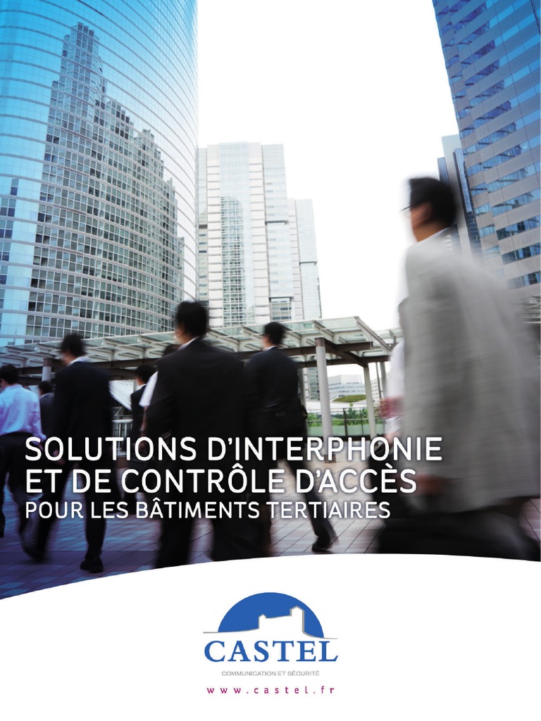 CASTEL Interphonie Et Controle D Acces Batiments Tertiaires | PDF ...