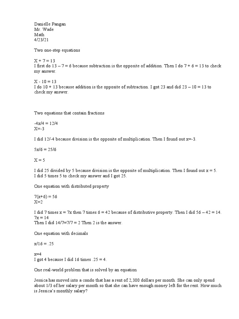 07 06 Equations With Rational Coefficients DaniellePangan | PDF
