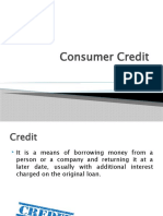 Unit 3 Consumer Credit
