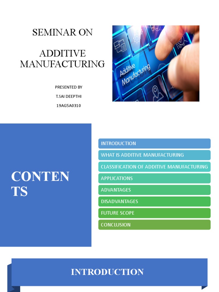 Additive Manufacturing 1 | PDF | 3 D Printing | Secondary Sector Of The ...