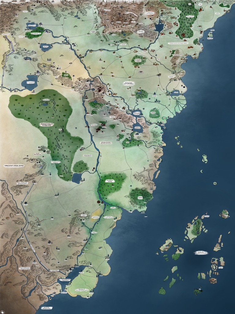 The Atlas of Rokugan Digital Map | PDF