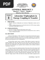 General Biology 1: Quarter 2 - Week 1 - Module 1