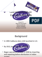 Case Presentation On Cadbury's Dairy Milk