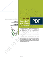 Unit III: Genetic Principles and Molecular Processes