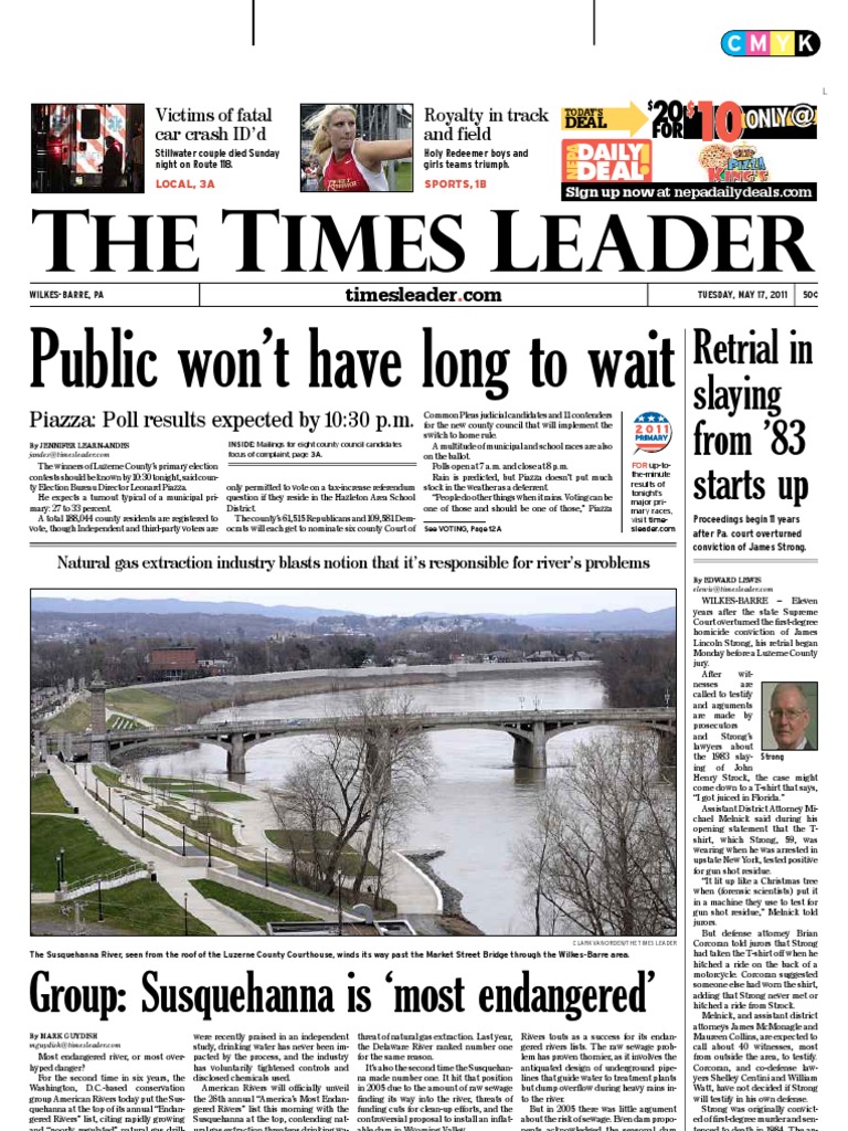 He Imes Eader: Public Won't Have Long To Wait, PDF, Wilkes Barre