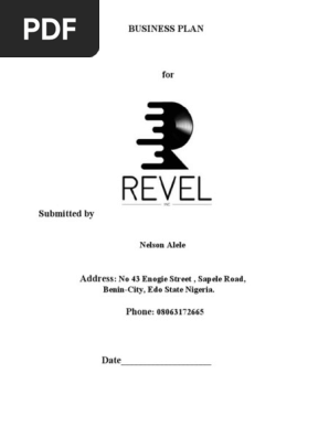 BUSINESS PLAN-revel cocep;ts new