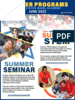 Usna Summer Seminar and Summer Stem June 2022