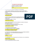 Examen de seguridad laboral: preguntas y respuestas