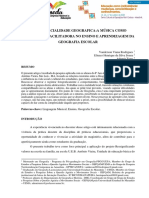 Multiespacialidade Geografica-A Música Como Ferramenta Facilitadora No Ensino e Aprendizagem Da Geografia Escolar