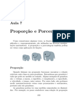 Aula 7 - Proporção e Porcentagem: Relações Matemáticas