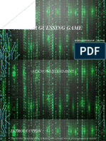 Number Guessing Game: Mohanish Rajak - 201P043 Chaitanya Parab - 201P022 Danish Shaikh - 201P059