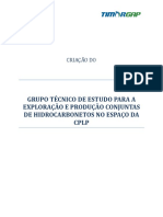 Criação Do GTE para A EP de Hidrocarbonetos Na CPLP