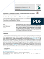 Optimizing e Commerce Last Mile Vehicle Ro - 2021 - Transportation Research Part