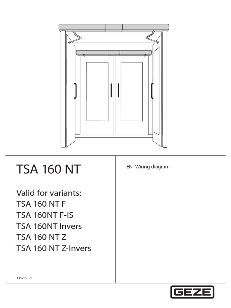 Tsa 160 NT Series | PDF | Door | Switch