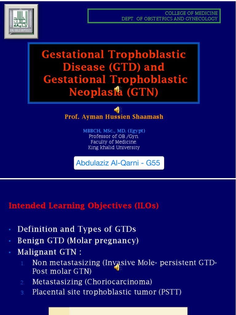 Understanding Gestational Trophoblastic Disease | PDF | Metastasis ...