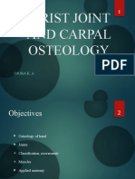 Wrist Joint and Carpal Osteology