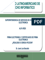 Aspectos Legales Firma Electronica - Jose Luis Barzallo