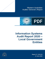 Information Systems Audit Report 2020 - Local Government Entities