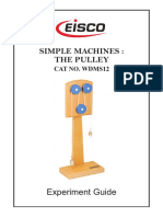 Simple Machines: The Pulley: Experiment Guide