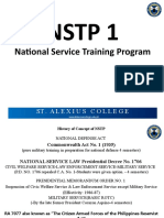 NSTP 1: National Service Training Program