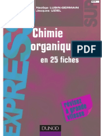 Chimie Organique 25 Fiches