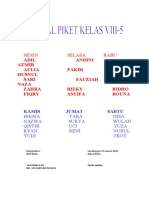 Jadwal Piket Viii-5