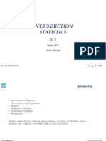 Introduction to Statistics Concepts