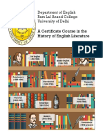 A Certificate Course in The History of English Literature