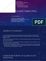 Presentation Alarm Clock Using FPGA