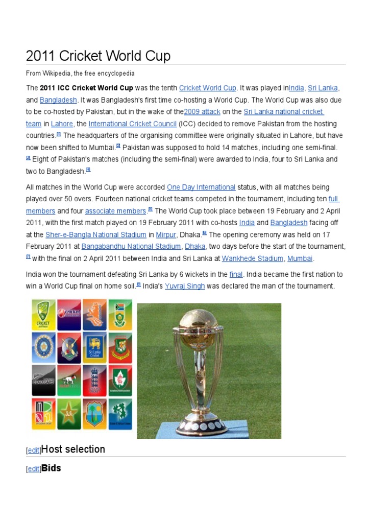 2011 CRICKET WORLD CUP ALL MATCHES SCORECARD intelligence overview