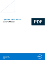 Optiplex 7050 Micro: Owner'S Manual