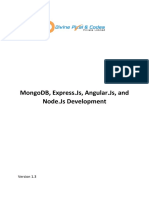 MongoDB Express Angular Node Development