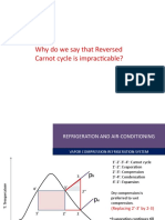 Why Reversed Carnot Cycle Impractical