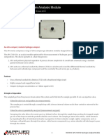 APG-710-H2 Hydrogen Analysis Module: Applied