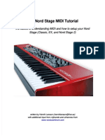 The Nord Stage MIDI Tutorial The Nord Stage MIDI Tutorial