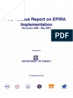 10th EPIRA Status Report-Final