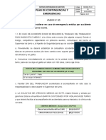 Plan de emergencias y contingencias empresa