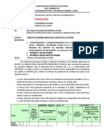 Informe # - Rendicion de Cuentas