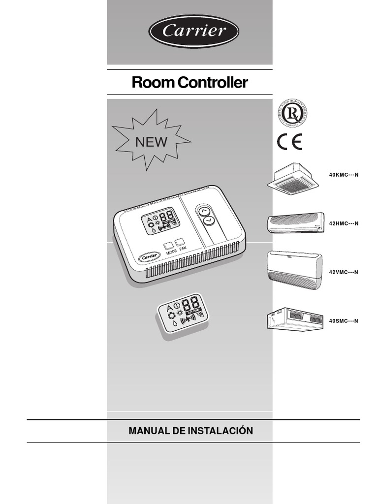 Instrucciones de Instalación Room Controller | PDF | Celsius | Electricidad