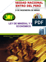 Ley de Mineral y Valor Económico