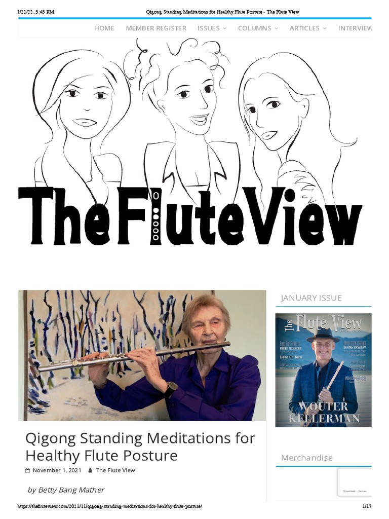 Qigong Standing Meditations For Healthy Flute Posture The Flute View