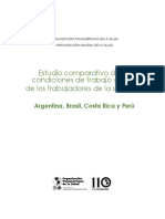 12. OPS 2012 Estudio Comparativo de Las Condiciones de Trabajo y Salud de Los Trabajadores de La Salud en Argentina, Brasil, Costa Rica y Perú