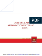 DEA desfibrilador externo automático