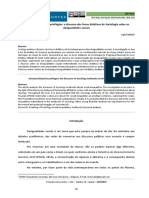 Desnaturalizando os privilégios no discurso sobre desigualdades sociais