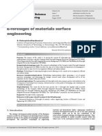 E-Foresight of Materials Surface Engineering