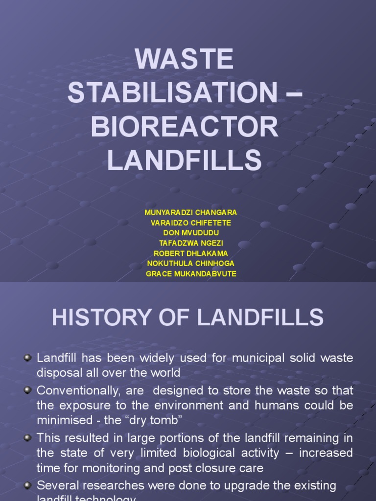 Bioreactor Landfills: Design & Benefits | PDF | Landfill | Biodegradation